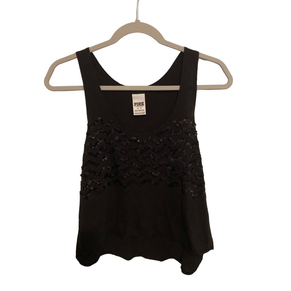 VS PINK sequins tank top size M